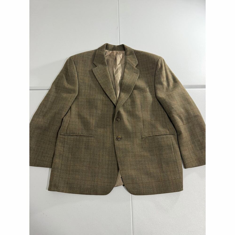 Chaps Ralph Lauren Blazer Biege 100 % Lambs Wool  Size 44S